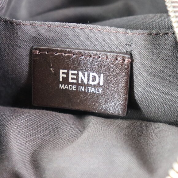 Fendi Vintage Front Zip Flat Messenger Bag Zucca Canvas Medium - Picture 16 of 16